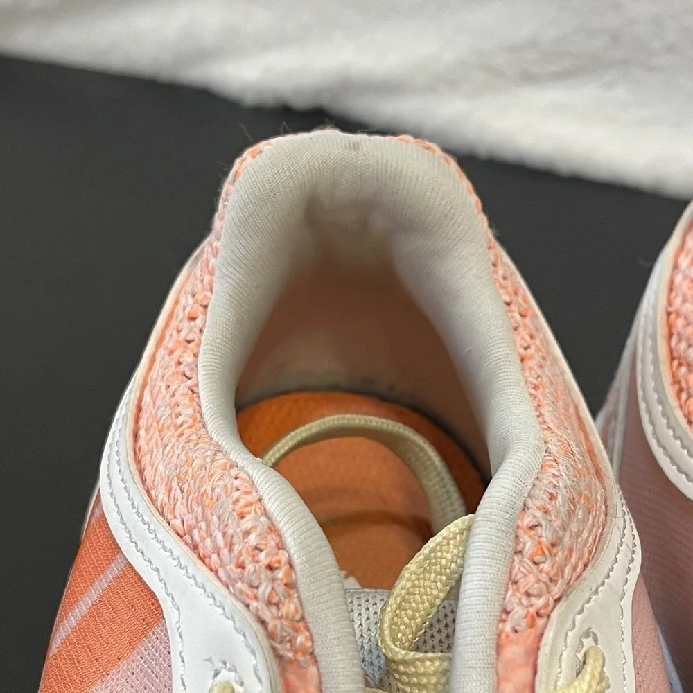 Adidas Crazytrain Tennis Shoes Size 6 CF Orange White BB1515 Sneakers Trainers